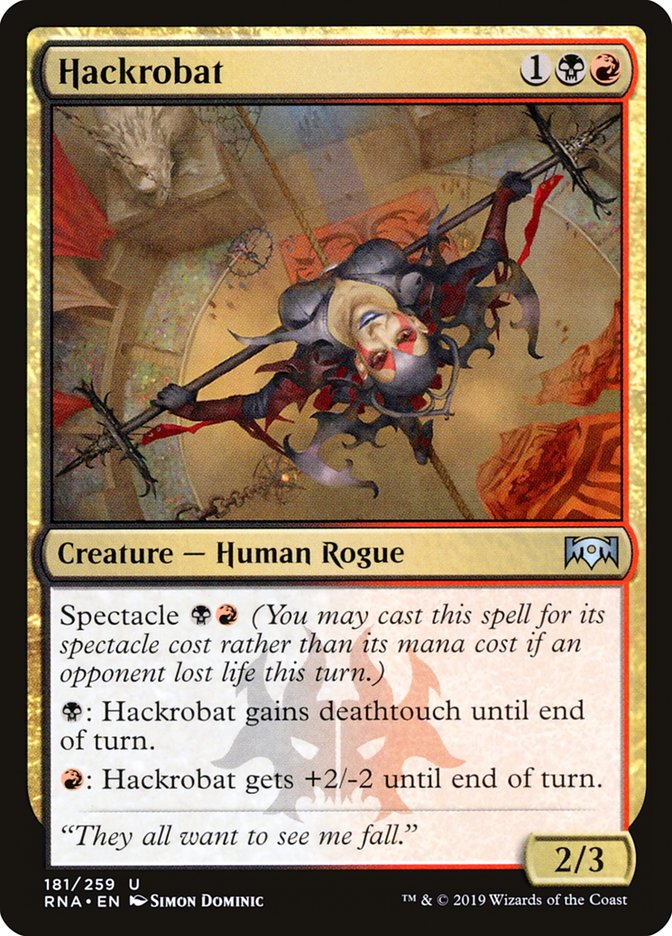 Hackrobat [Ravnica Allegiance] MTG Single Magic: The Gathering | Red Claw Gaming
