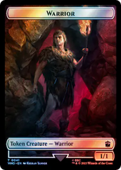 Warrior // Food (0058) Double-Sided Token (Surge Foil) [Doctor Who Tokens] MTG Single Magic: The Gathering | Red Claw Gaming