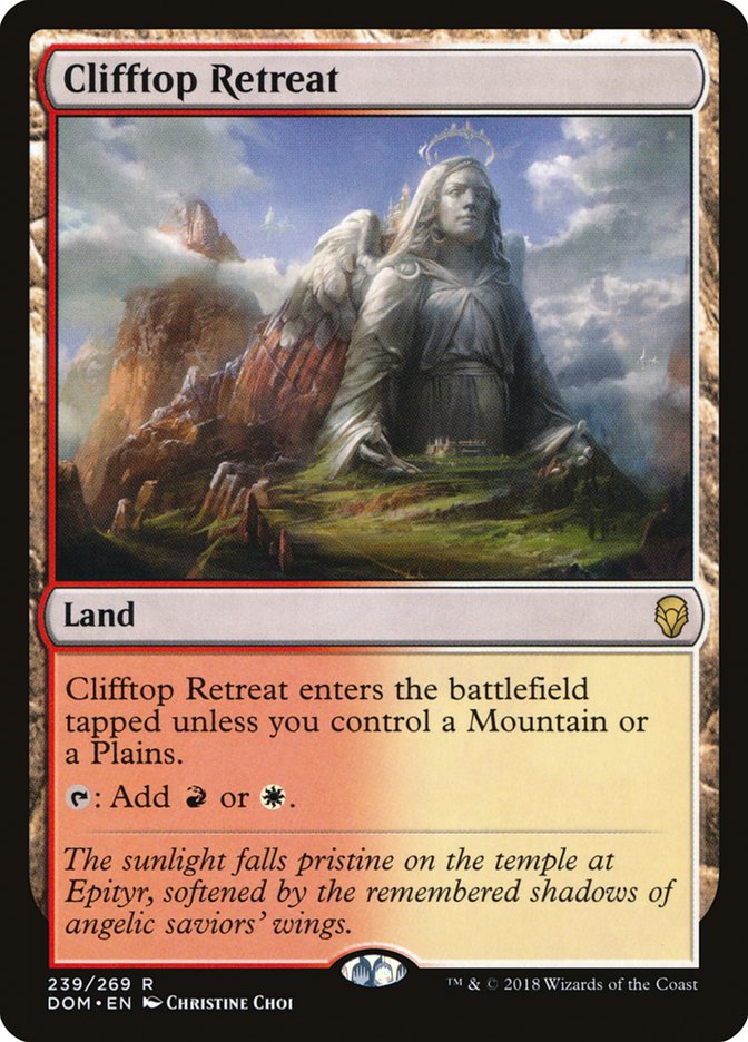 Clifftop Retreat [Dominaria] MTG Single Magic: The Gathering | Red Claw Gaming