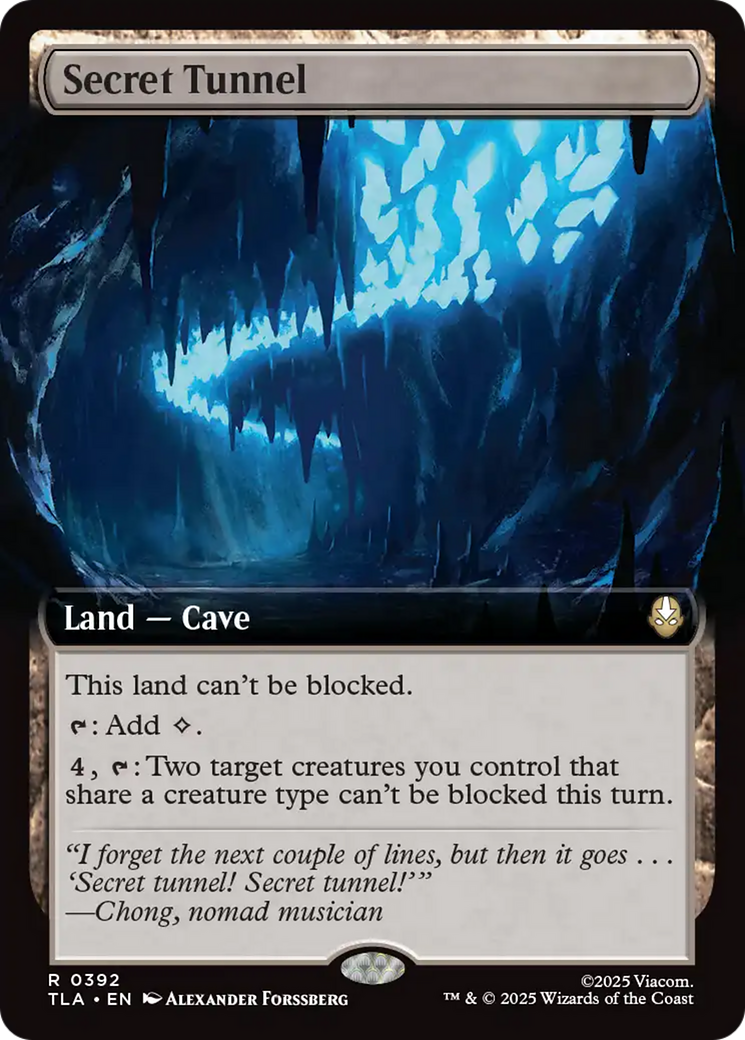 Secret Tunnel (Extended Art) [Avatar: The Last Airbender] MTG Single Magic: The Gathering | Red Claw Gaming