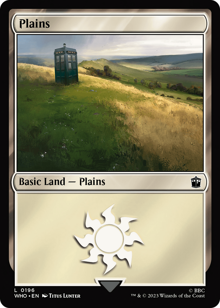 Plains (0196) [Doctor Who] MTG Single Magic: The Gathering | Red Claw Gaming