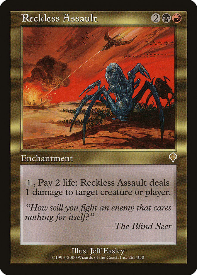 Reckless Assault [Invasion] MTG Single Magic: The Gathering | Red Claw Gaming