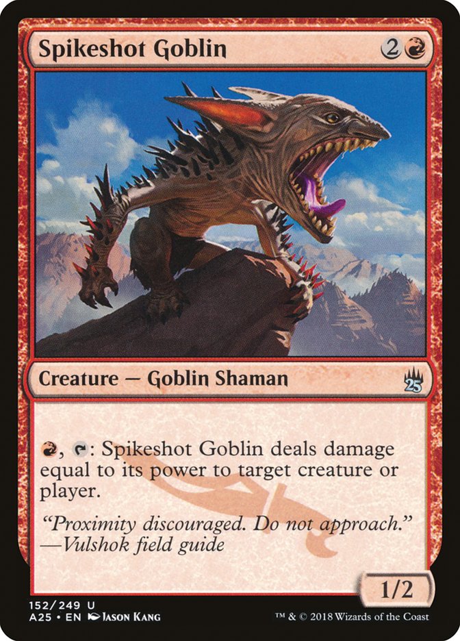 Spikeshot Goblin [Masters 25] MTG Single Magic: The Gathering | Red Claw Gaming