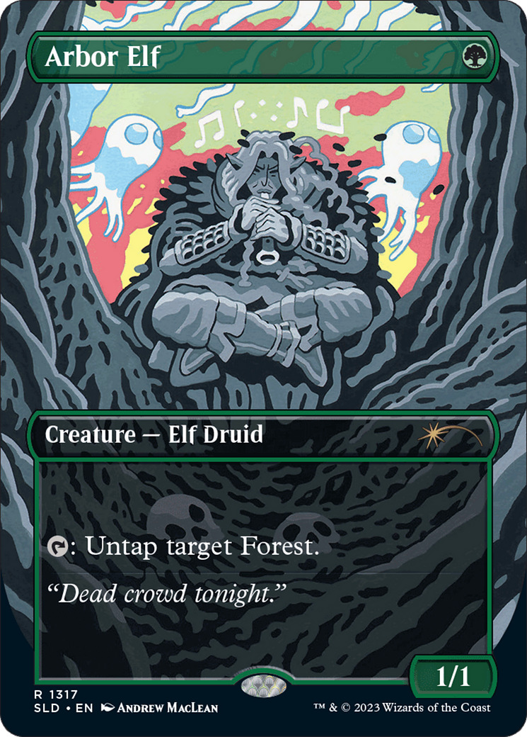 Arbor Elf (Rainbow Foil) [Secret Lair Drop Series] MTG Single Magic: The Gathering | Red Claw Gaming