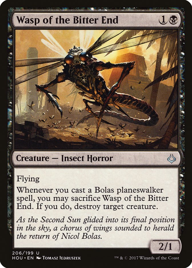 Wasp of the Bitter End [Hour of Devastation] MTG Single Magic: The Gathering | Red Claw Gaming