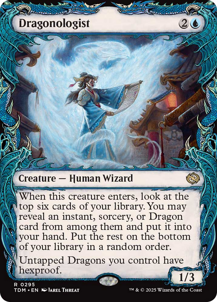 Dragonologist (Showcase) [Tarkir: Dragonstorm] MTG Single Magic: The Gathering | Red Claw Gaming