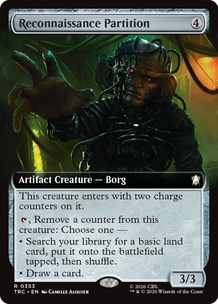 Reconnaissance Partition (Extended Art) [Star Trek Commander] MTG Single Magic: The Gathering | Red Claw Gaming
