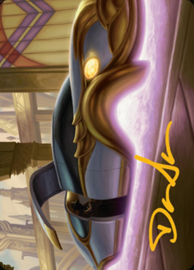 Mysterious Limousine Art Card (Gold-Stamped Signature) [Streets of New Capenna Art Series] MTG Single Magic: The Gathering | Red Claw Gaming
