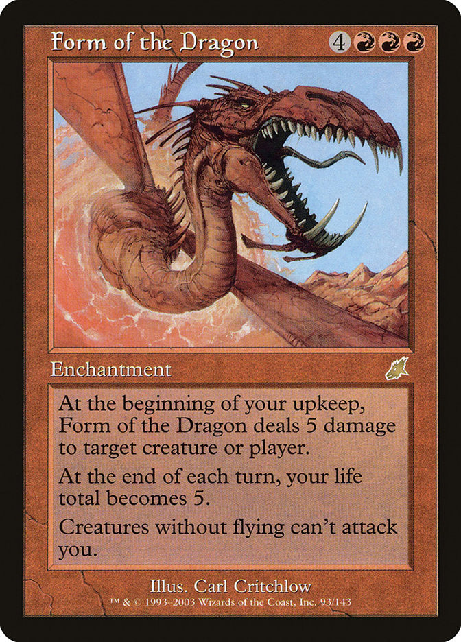Form of the Dragon [Scourge] MTG Single Magic: The Gathering | Red Claw Gaming