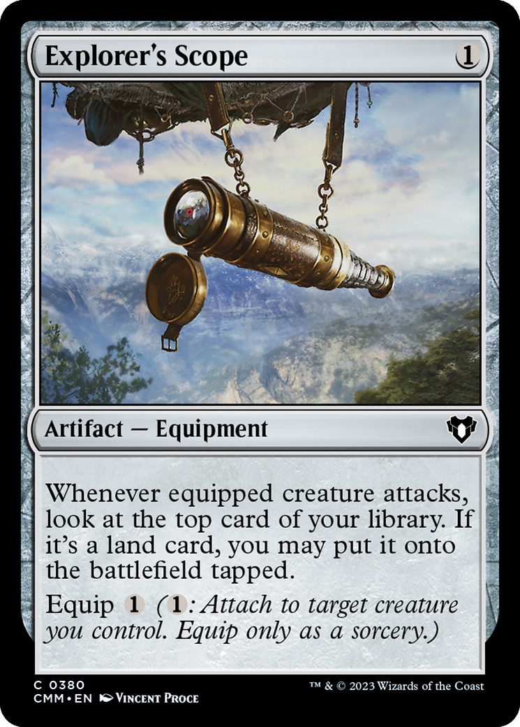 Explorer's Scope [Commander Masters] MTG Single Magic: The Gathering | Red Claw Gaming