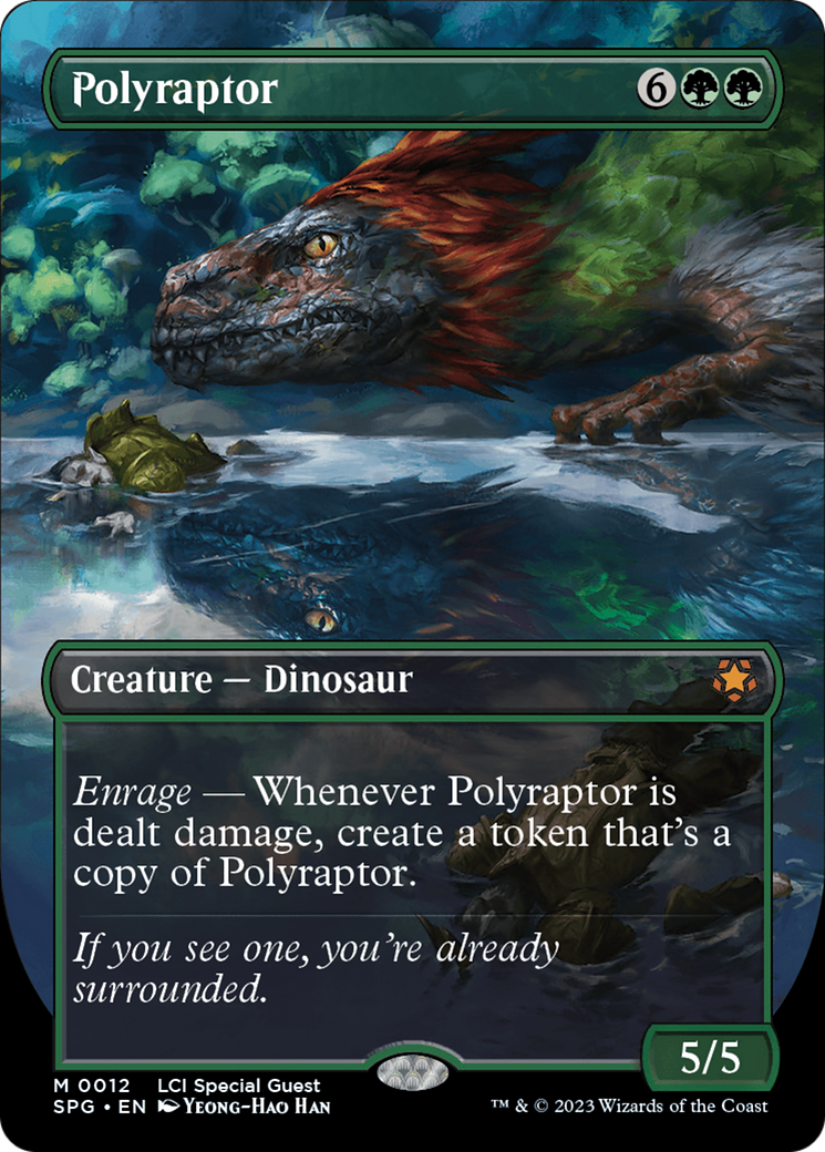 Polyraptor (Borderless) [The Lost Caverns of Ixalan Special Guests] MTG Single Magic: The Gathering | Red Claw Gaming