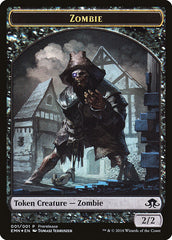 Zombie // Zombie Double-Sided Token [Eldritch Moon Prerelease Promos] MTG Single Magic: The Gathering | Red Claw Gaming
