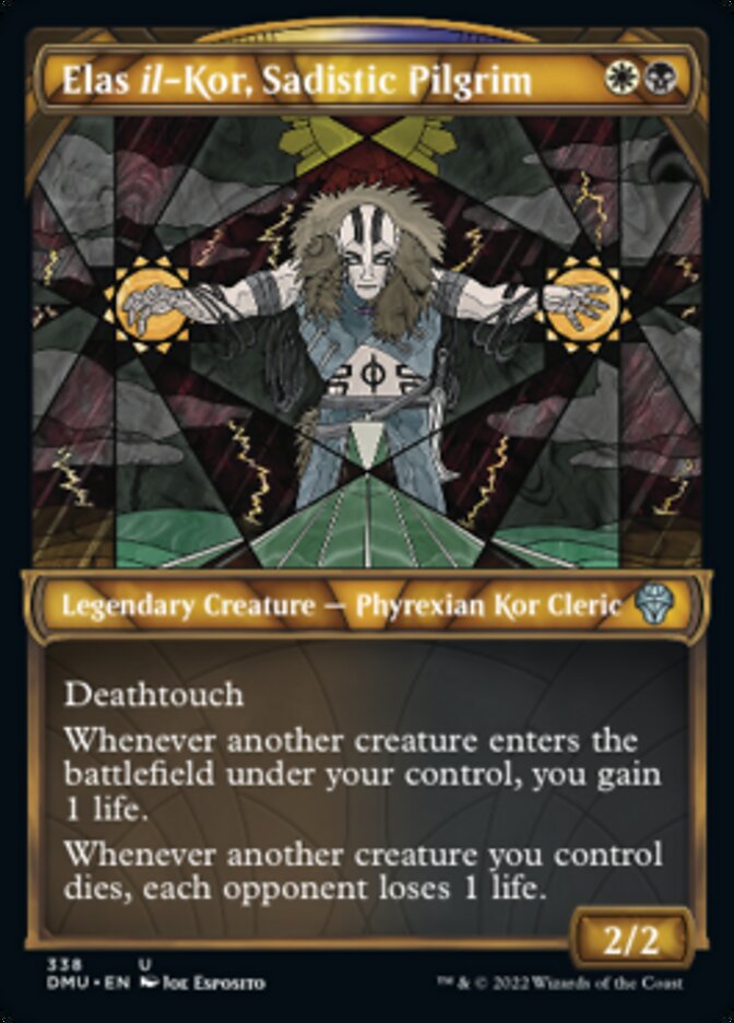 Elas il-Kor, Sadistic Pilgrim (Showcase Textured) [Dominaria United] MTG Single Magic: The Gathering | Red Claw Gaming