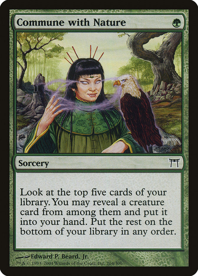Commune with Nature [Champions of Kamigawa] MTG Single Magic: The Gathering | Red Claw Gaming
