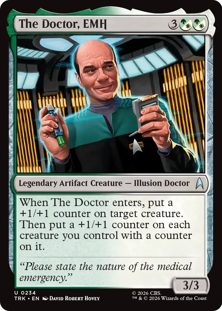 The Doctor, EMH [Star Trek] MTG Single Magic: The Gathering | Red Claw Gaming