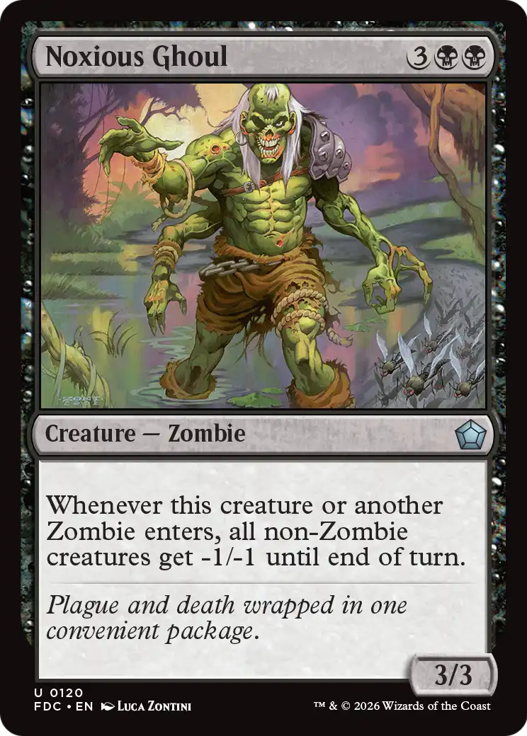 Noxious Ghoul [Foundations Commander] | Red Claw Gaming