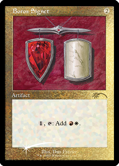 Boros Signet (Retro) (Foil Etched) [Secret Lair Drop Series] MTG Single Magic: The Gathering | Red Claw Gaming