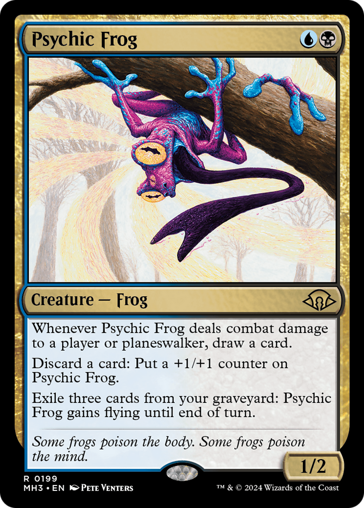 Psychic Frog [Modern Horizons 3] MTG Single Magic: The Gathering | Red Claw Gaming