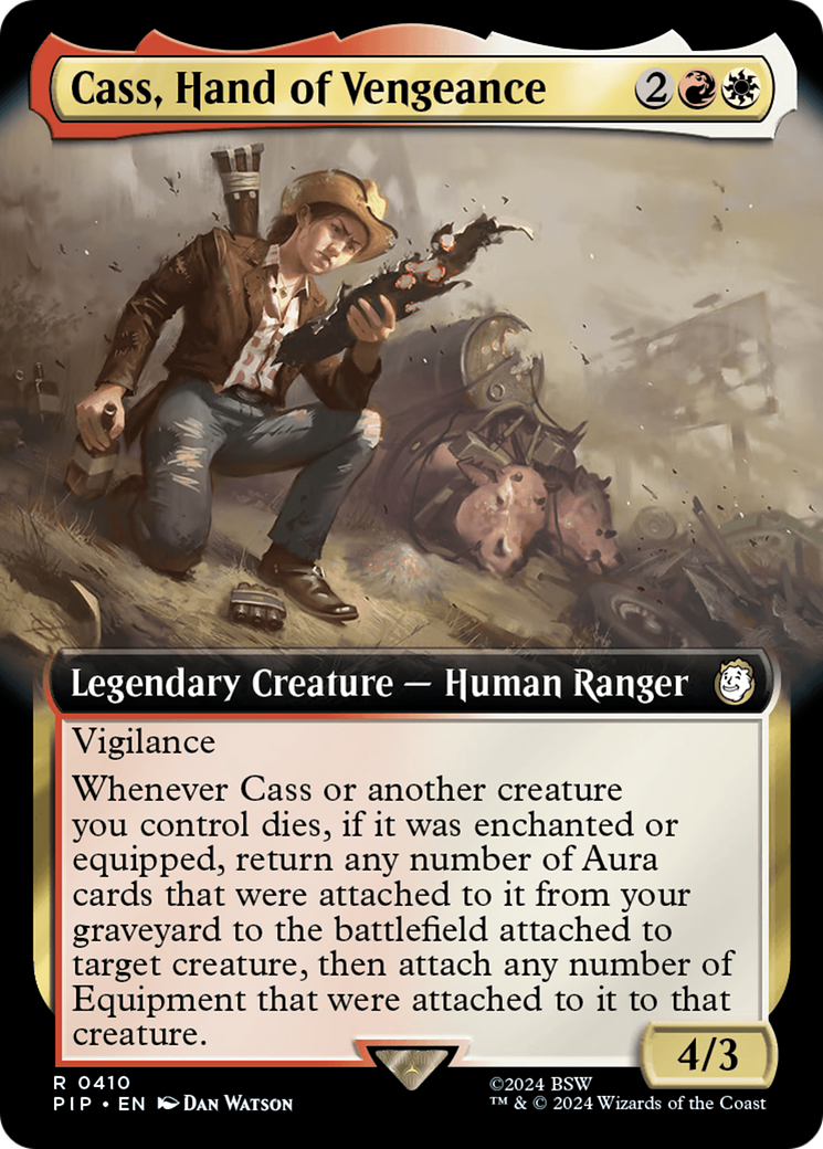 Cass, Hand of Vengeance (Extended Art) [Fallout] MTG Single Magic: The Gathering | Red Claw Gaming