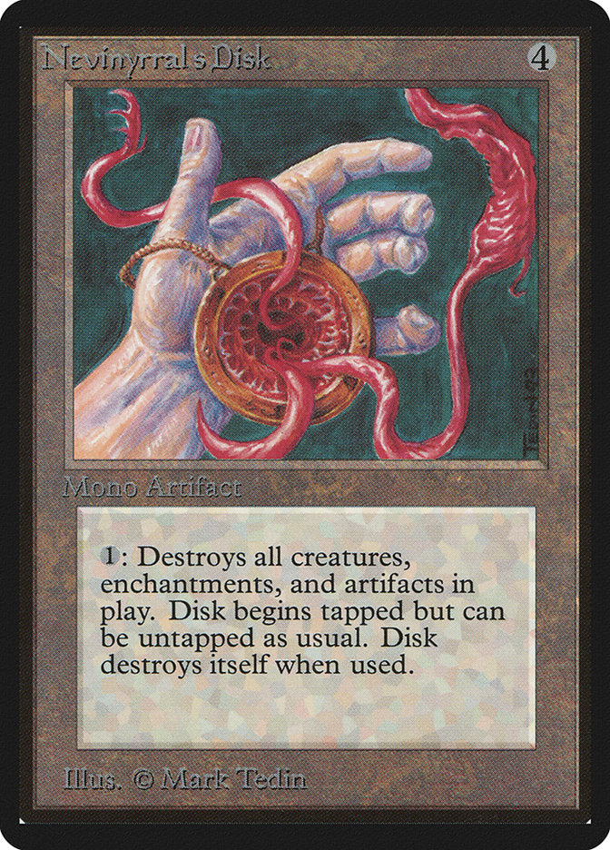 Nevinyrral's Disk [Beta Edition] MTG Single Magic: The Gathering | Red Claw Gaming