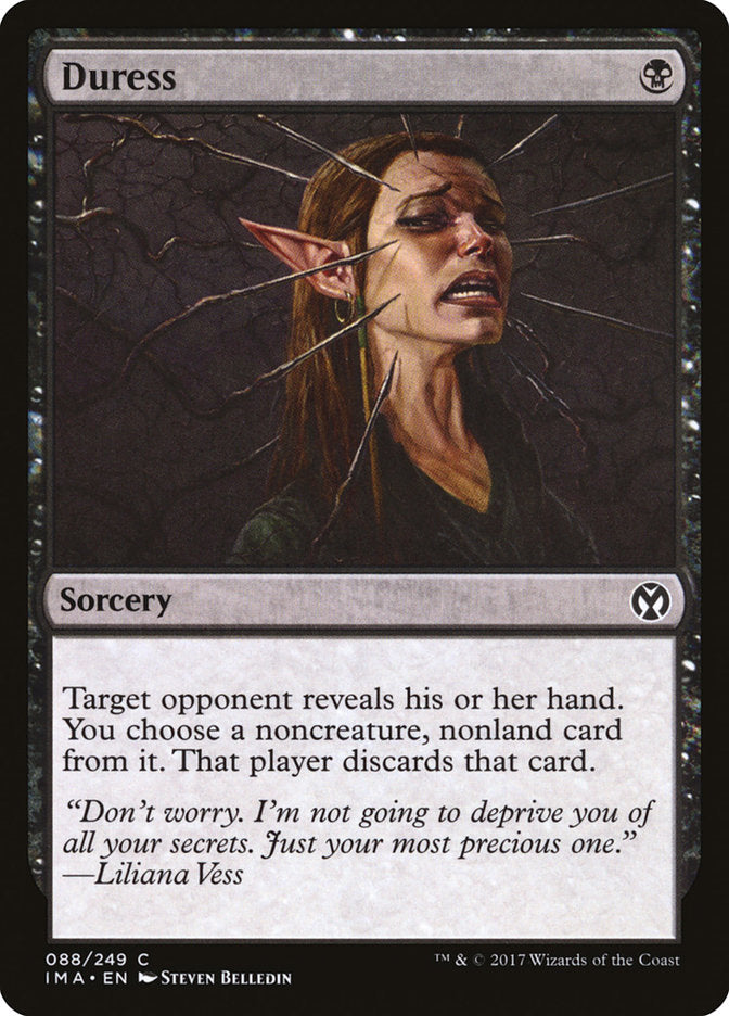 Duress [Iconic Masters] MTG Single Magic: The Gathering | Red Claw Gaming