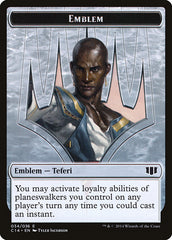 Teferi, Temporal Archmage Emblem // Zombie (011/036) Double-Sided Token [Commander 2014 Tokens] MTG Single Magic: The Gathering | Red Claw Gaming