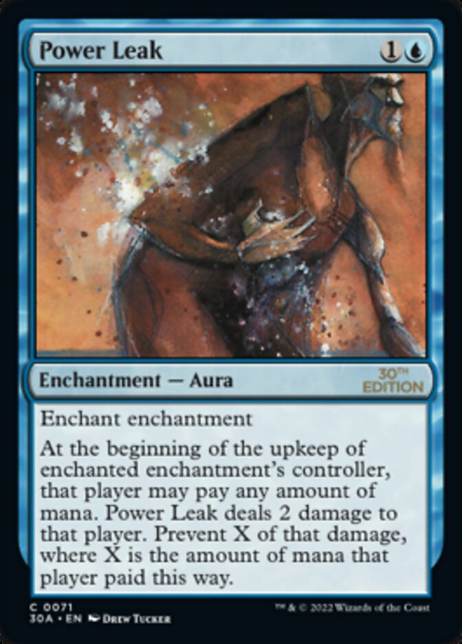 Power Leak [30th Anniversary Edition] MTG Single Magic: The Gathering | Red Claw Gaming
