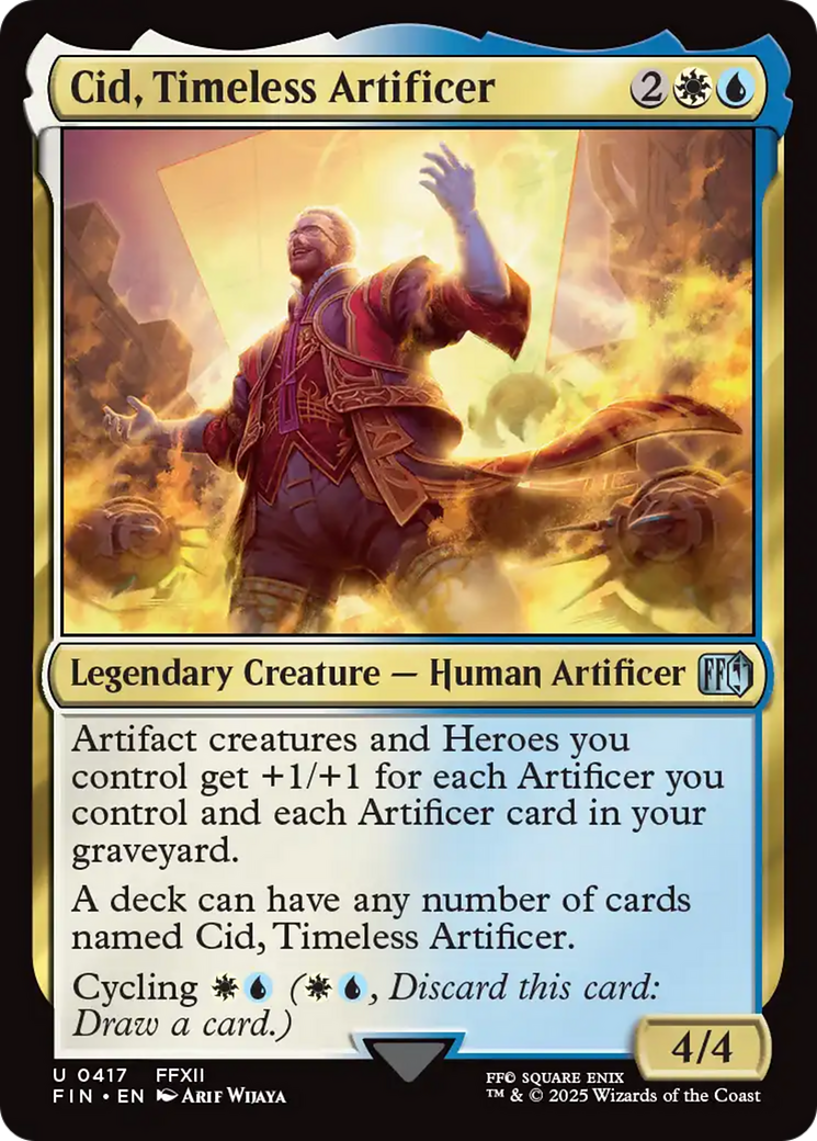 Cid, Timeless Artificer (0417) [FINAL FANTASY] MTG Single Magic: The Gathering | Red Claw Gaming