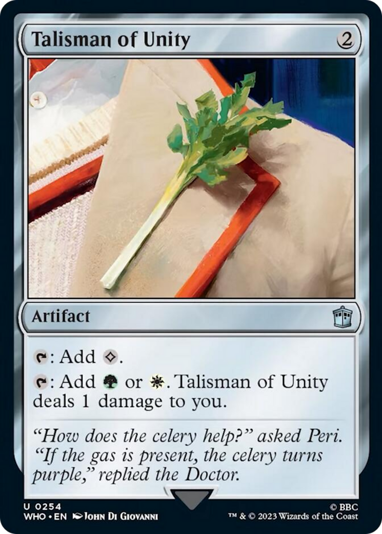Talisman of Unity [Doctor Who] MTG Single Magic: The Gathering | Red Claw Gaming
