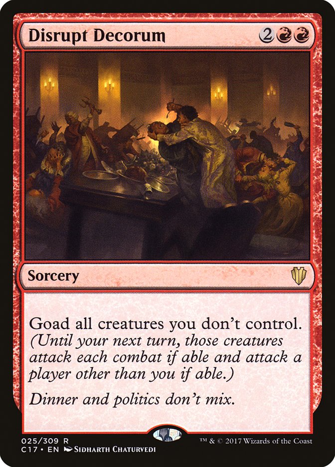 Disrupt Decorum [Commander 2017] MTG Single Magic: The Gathering | Red Claw Gaming