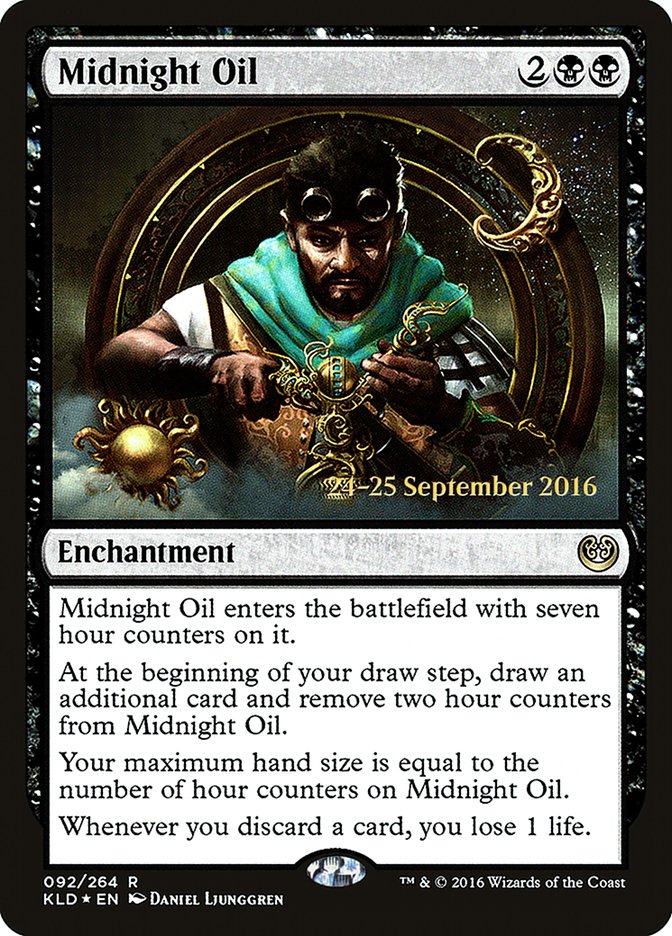 Midnight Oil [Kaladesh Prerelease Promos] MTG Single Magic: The Gathering | Red Claw Gaming
