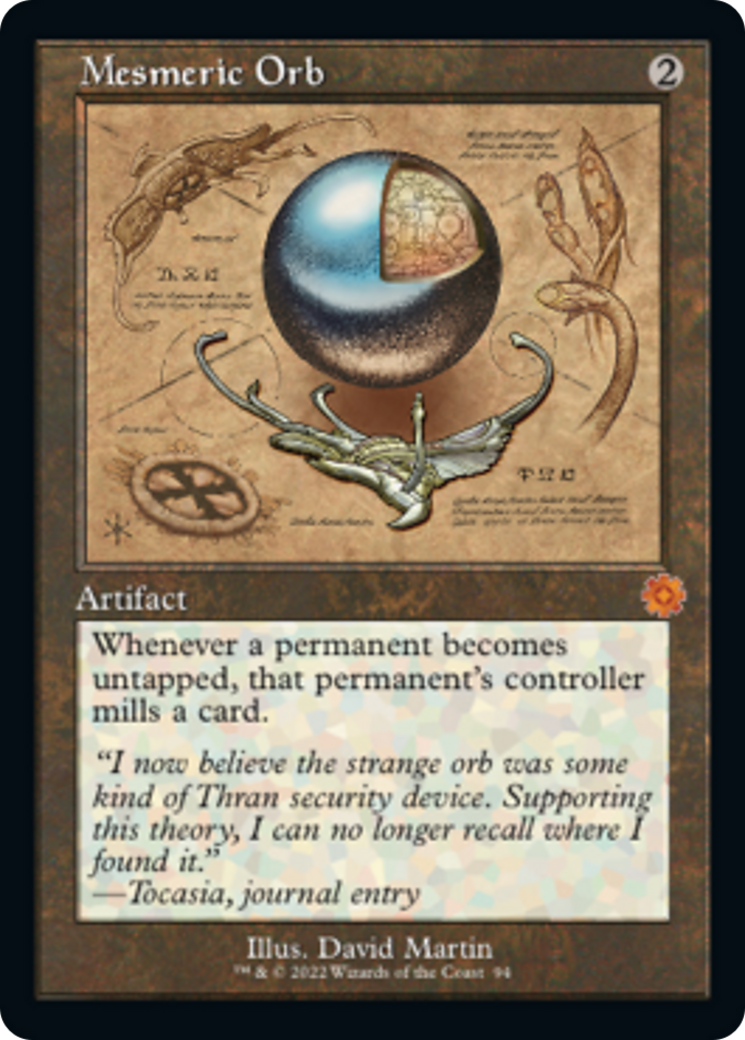Mesmeric Orb (Retro Schematic) [The Brothers' War Retro Artifacts] MTG Single Magic: The Gathering | Red Claw Gaming