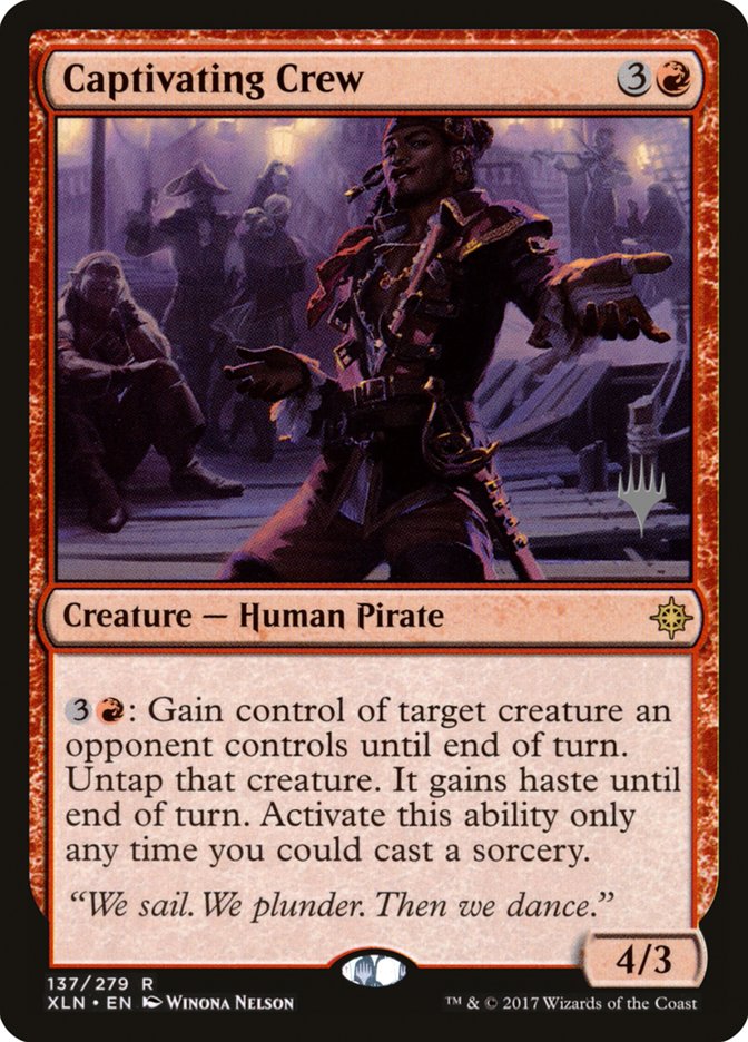 Captivating Crew (Promo Pack) [Ixalan Promos] MTG Single Magic: The Gathering | Red Claw Gaming