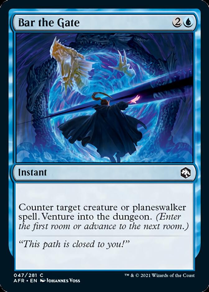 Bar the Gate [Dungeons & Dragons: Adventures in the Forgotten Realms] MTG Single Magic: The Gathering | Red Claw Gaming