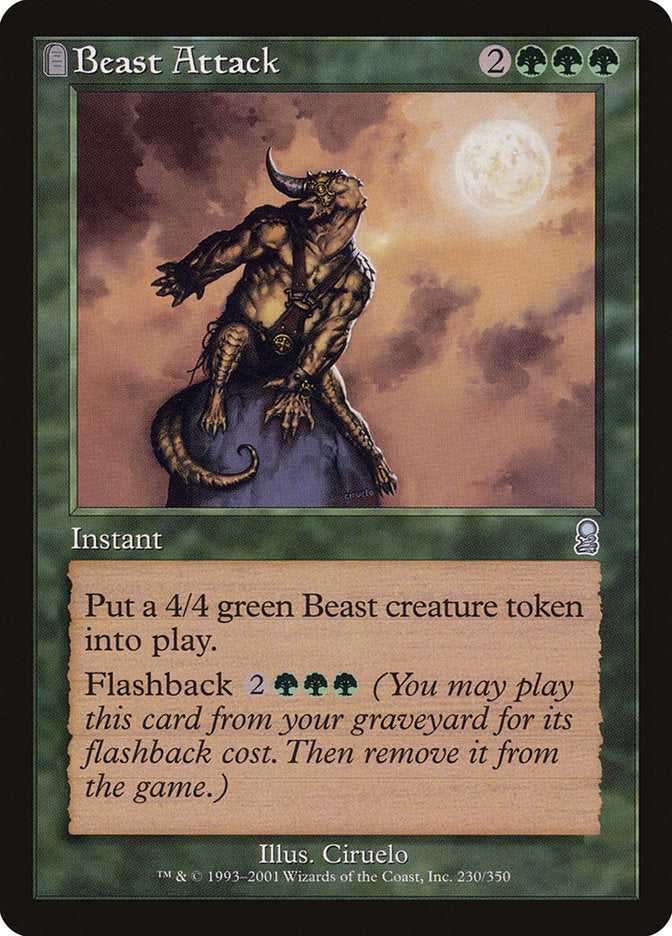 Beast Attack [Odyssey] MTG Single Magic: The Gathering | Red Claw Gaming