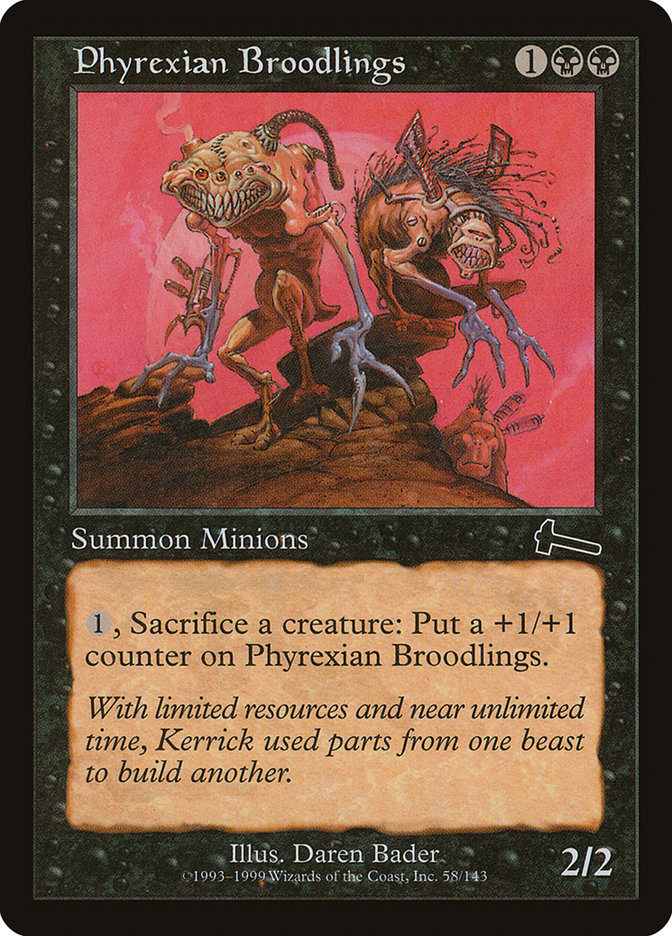 Phyrexian Broodlings [Urza's Legacy] MTG Single Magic: The Gathering | Red Claw Gaming