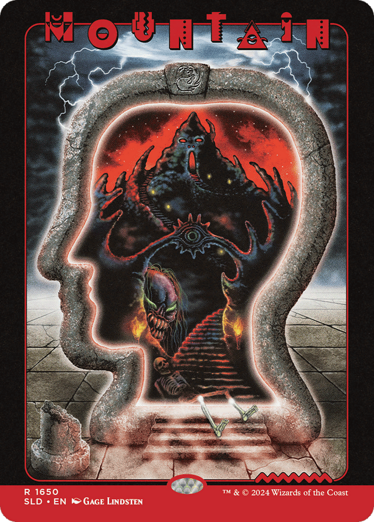 Mountain (1650) [Secret Lair Drop Series] MTG Single Magic: The Gathering | Red Claw Gaming