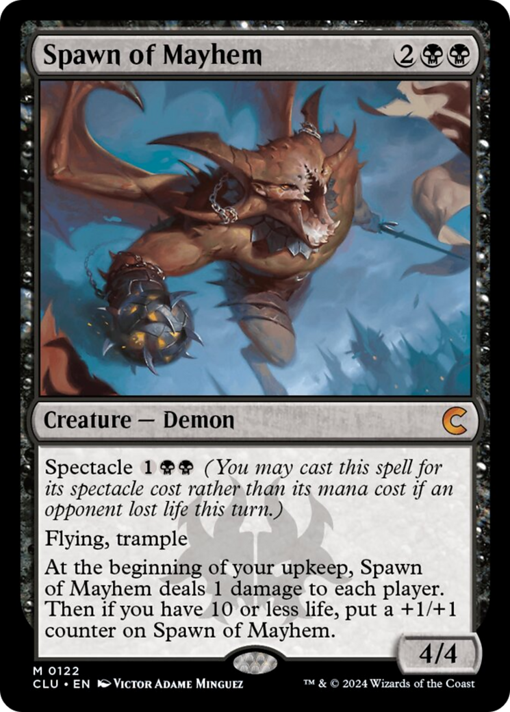 Spawn of Mayhem [Ravnica: Clue Edition] MTG Single Magic: The Gathering | Red Claw Gaming