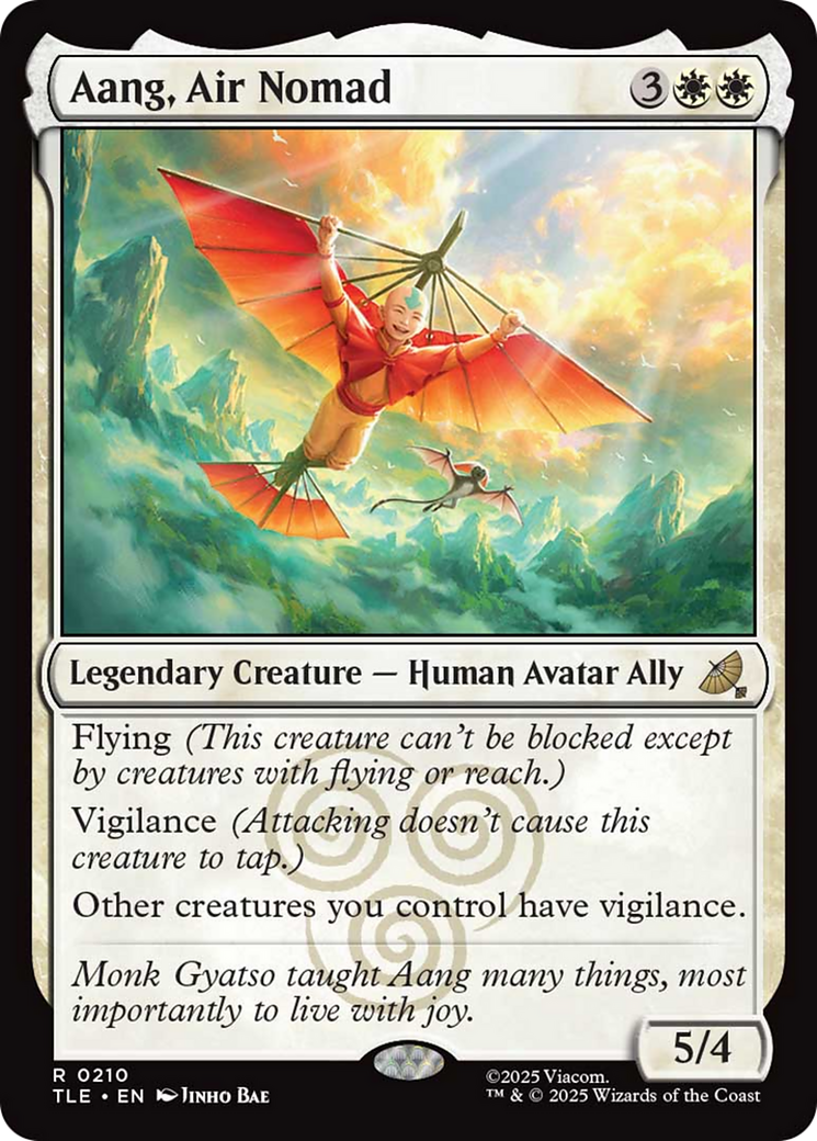 Aang, Air Nomad (0210) [Avatar: The Last Airbender: Eternal-Legal] MTG Single Magic: The Gathering | Red Claw Gaming