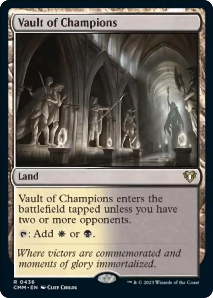 Vault of Champions [Commander Masters] MTG Single Magic: The Gathering | Red Claw Gaming