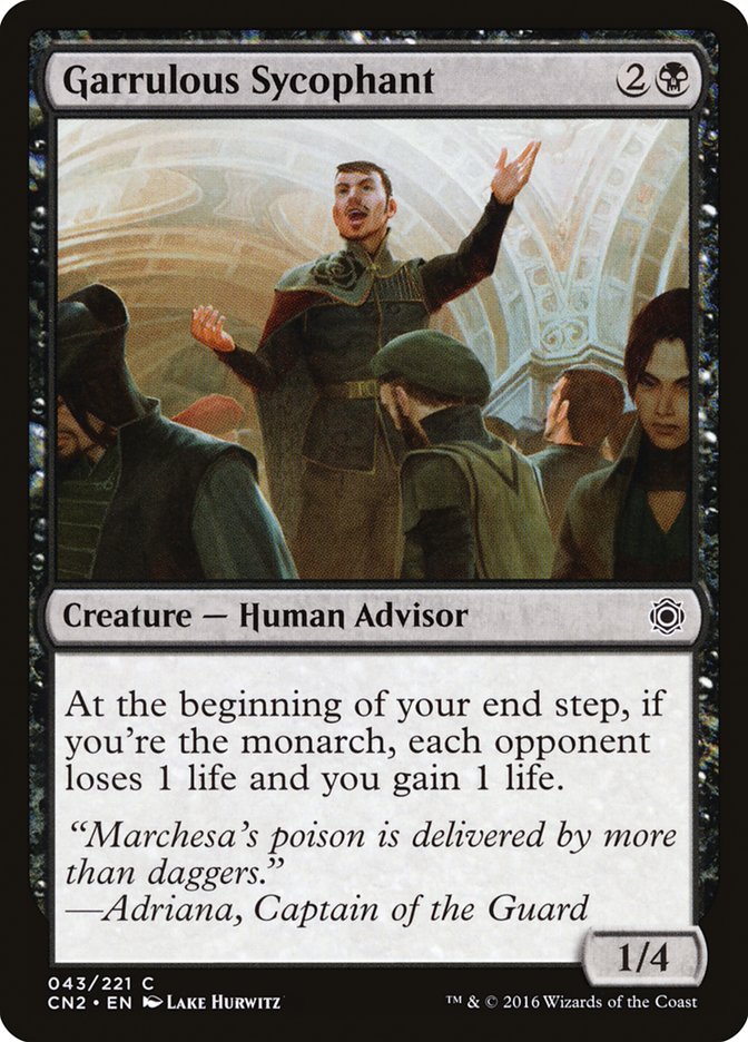 Garrulous Sycophant [Conspiracy: Take the Crown] MTG Single Magic: The Gathering | Red Claw Gaming