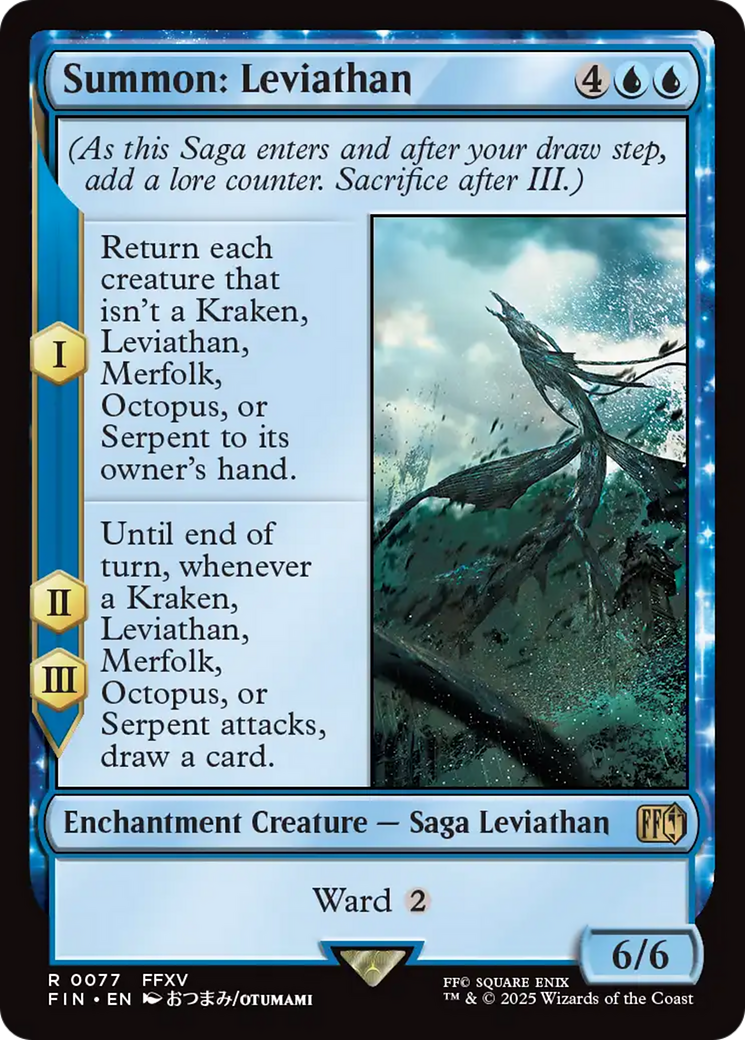 Summon: Leviathan [FINAL FANTASY] MTG Single Magic: The Gathering | Red Claw Gaming