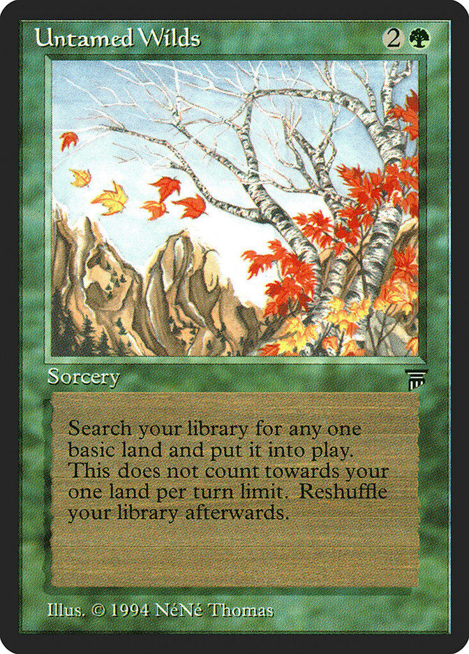 Untamed Wilds [Legends] MTG Single Magic: The Gathering | Red Claw Gaming