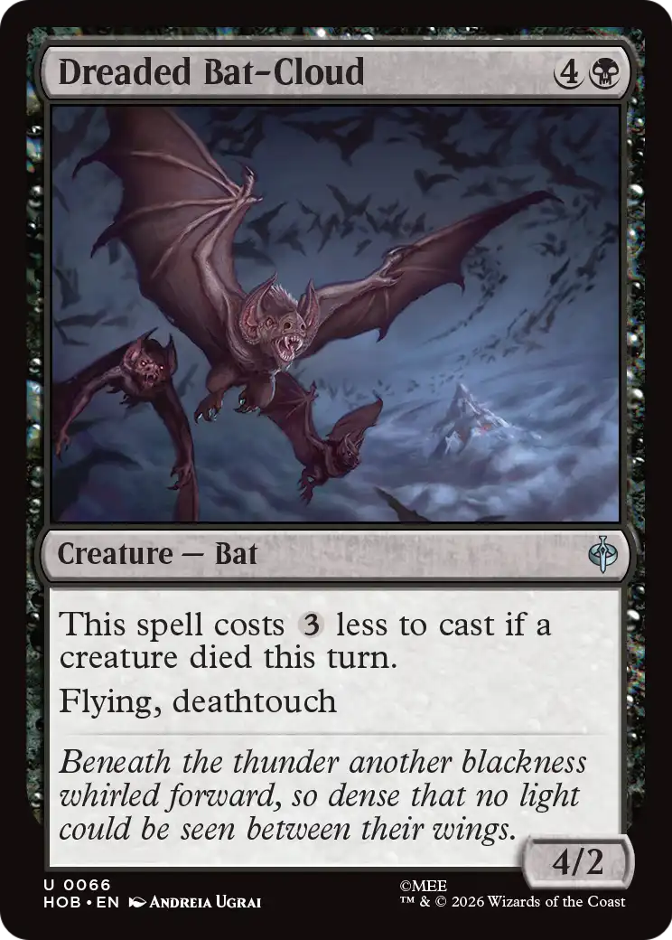 Dreaded Bat-Cloud [The Hobbit] | Red Claw Gaming