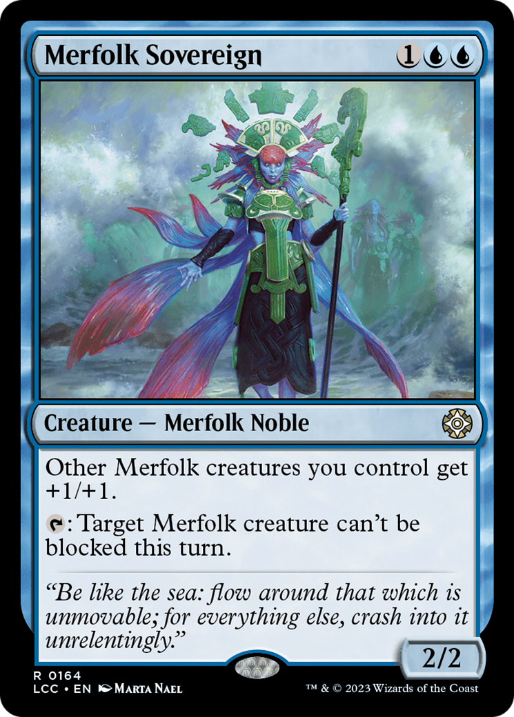 Merfolk Sovereign [The Lost Caverns of Ixalan Commander] MTG Single Magic: The Gathering | Red Claw Gaming