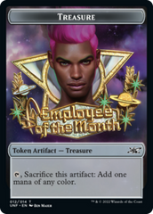 Clown Robot (003) // Treasure (012) Double-Sided Token [Unfinity Tokens] MTG Single Magic: The Gathering | Red Claw Gaming