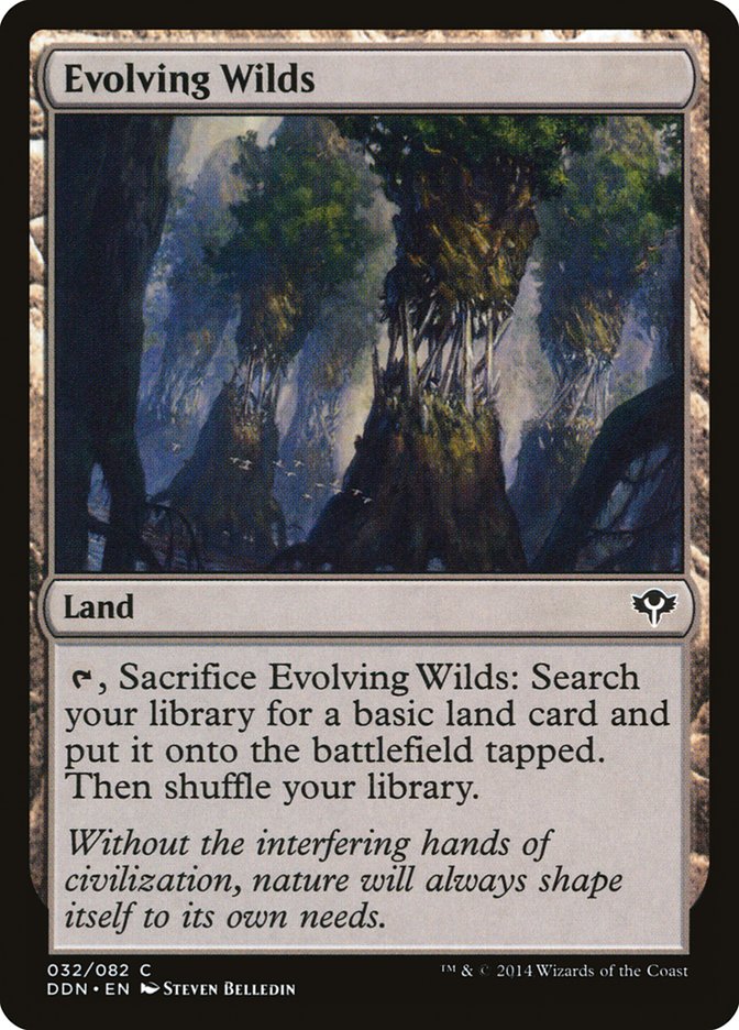 Evolving Wilds [Duel Decks: Speed vs. Cunning] MTG Single Magic: The Gathering | Red Claw Gaming