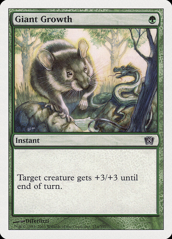 Giant Growth [Eighth Edition] MTG Single Magic: The Gathering | Red Claw Gaming