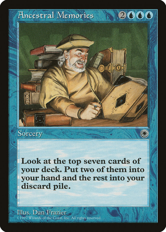 Ancestral Memories [Portal] MTG Single Magic: The Gathering | Red Claw Gaming
