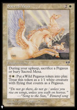 Sacred Mesa [The List] MTG Single Magic: The Gathering | Red Claw Gaming
